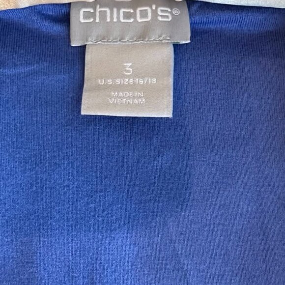 Chicos Stretch XL Short Sleeved Dress - Picture 2 of 6